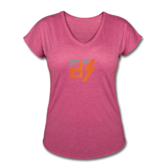 Women’s V-Neck Tri-Blend T-Shirt by Drew Snider